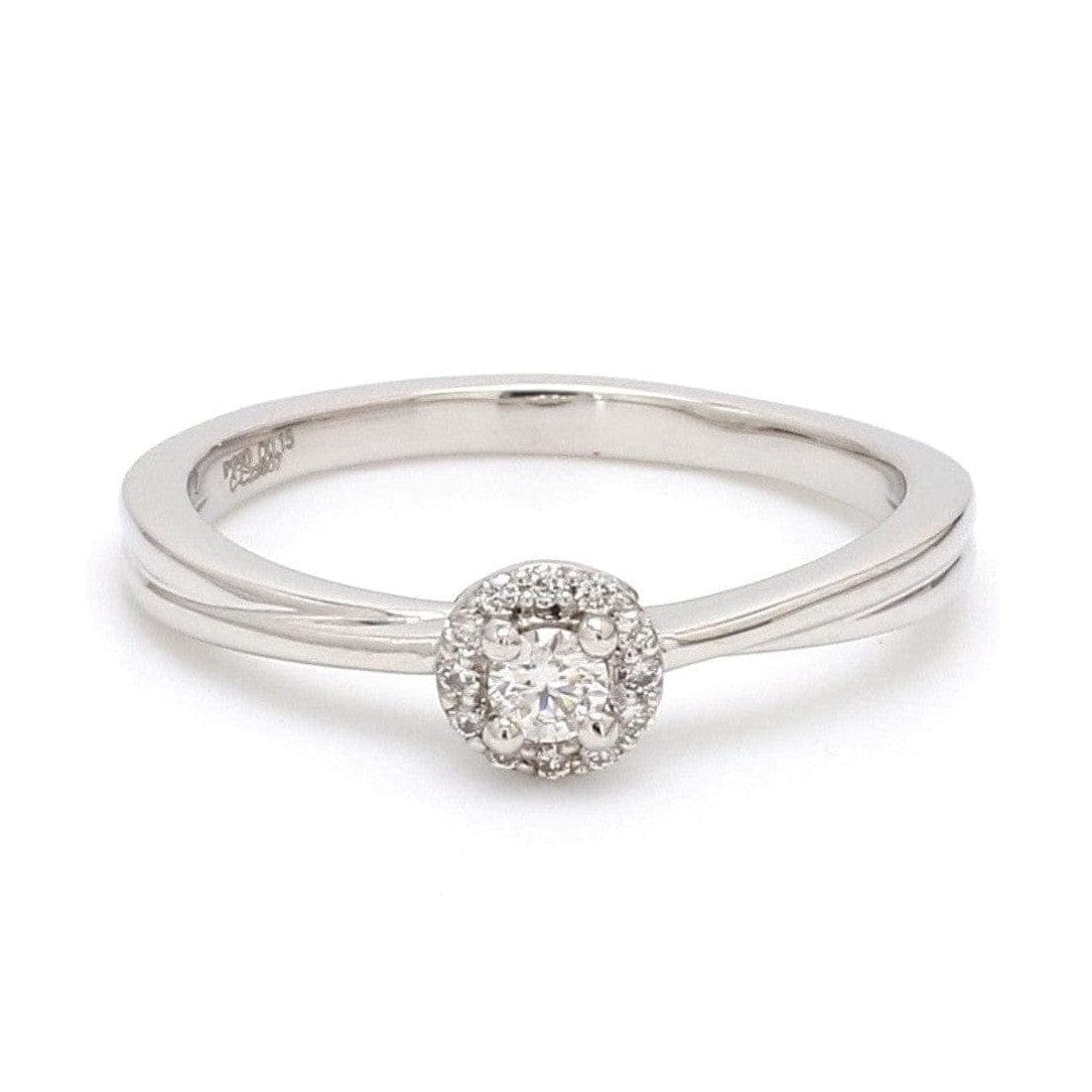 Jewelove™ Rings Women's Band only / SI IJ Platinum Rings for Couple with Single Diamonds JL PT 593