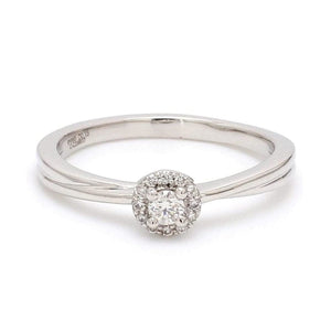 Jewelove™ Rings Women's Band only / SI IJ Platinum Rings for Couple with Single Diamonds JL PT 593