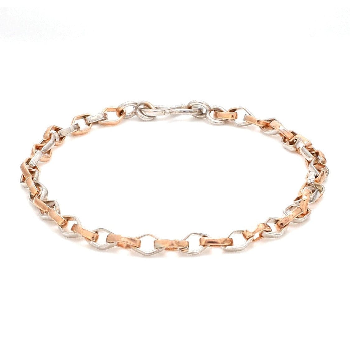 Jewelove™ Bangles & Bracelets Platinum Rose Gold Bracelet for Men JL PTB 1043