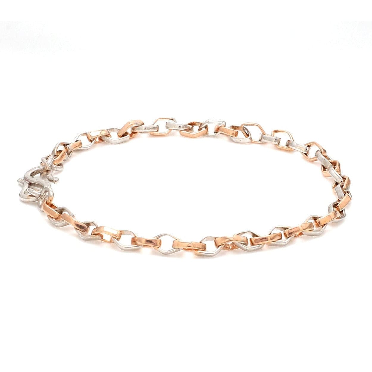 Jewelove™ Bangles & Bracelets Platinum Rose Gold Bracelet for Men JL PTB 1043