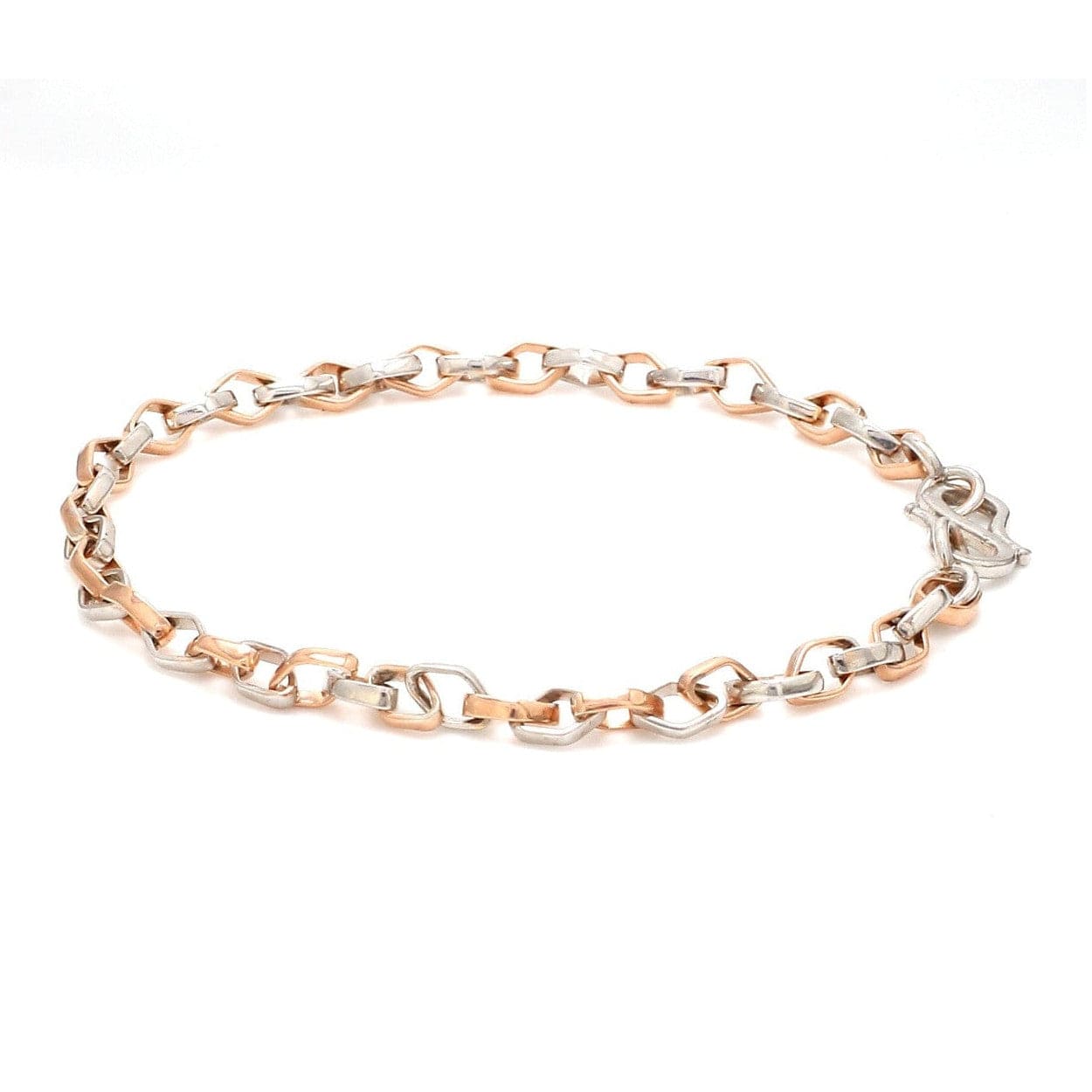 Jewelove™ Bangles & Bracelets Platinum Rose Gold Bracelet for Men JL PTB 1043