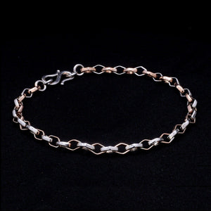 Jewelove™ Bangles & Bracelets Platinum Rose Gold Bracelet for Men JL PTB 1043