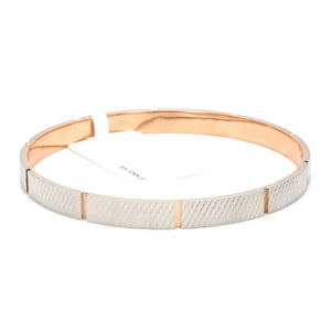 Jewelove™ Bangles & Bracelets Platinum & Rose gold Bracelet for Men JL PTB 1078