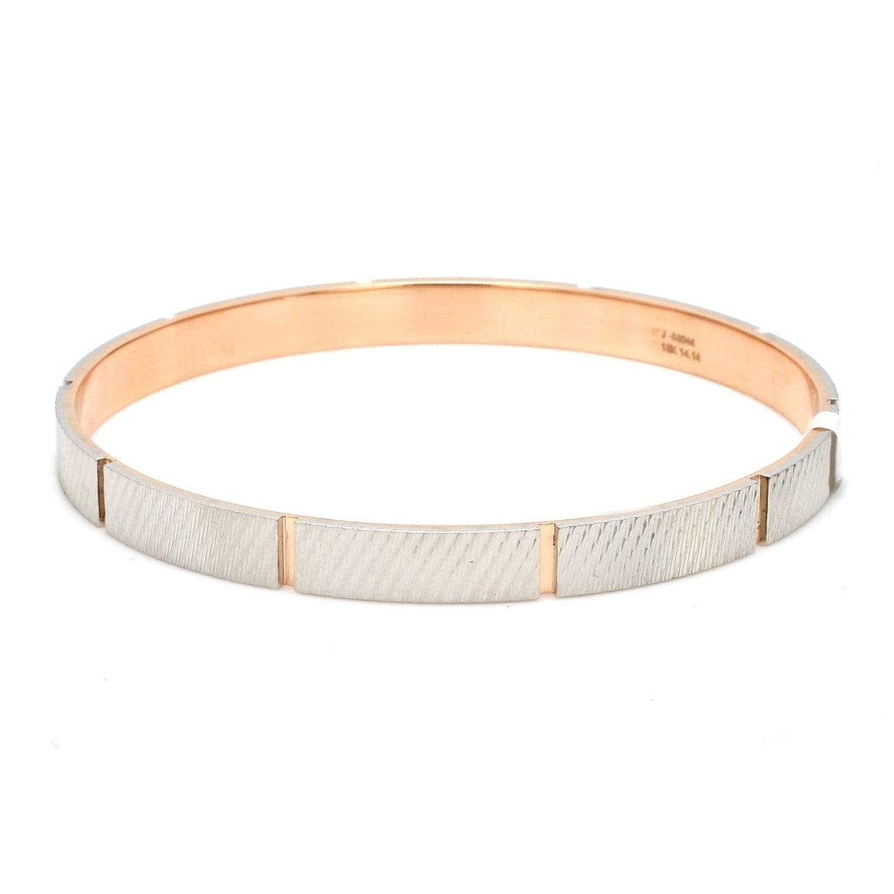 Jewelove™ Bangles & Bracelets Platinum & Rose gold Bracelet for Men JL PTB 1078