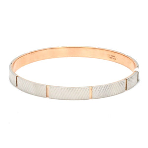 Jewelove™ Bangles & Bracelets Platinum & Rose gold Bracelet for Men JL PTB 1078