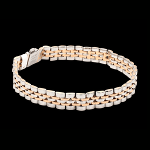 Jewelove™ Bangles & Bracelets Platinum & Rose Gold Bracelet for Men JL PTB 1097