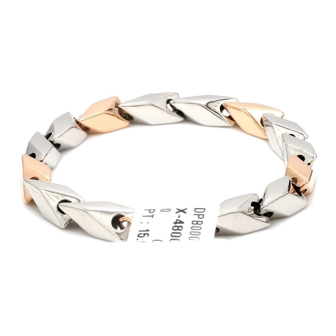 Jewelove™ Bangles & Bracelets Platinum & Rose Gold Bracelet for Men JL PTB 1236