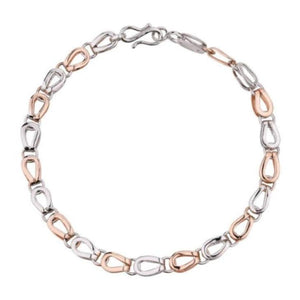 Jewelove™ Bangles & Bracelets Platinum & Rose Gold Bracelet for Men JL PTB 701