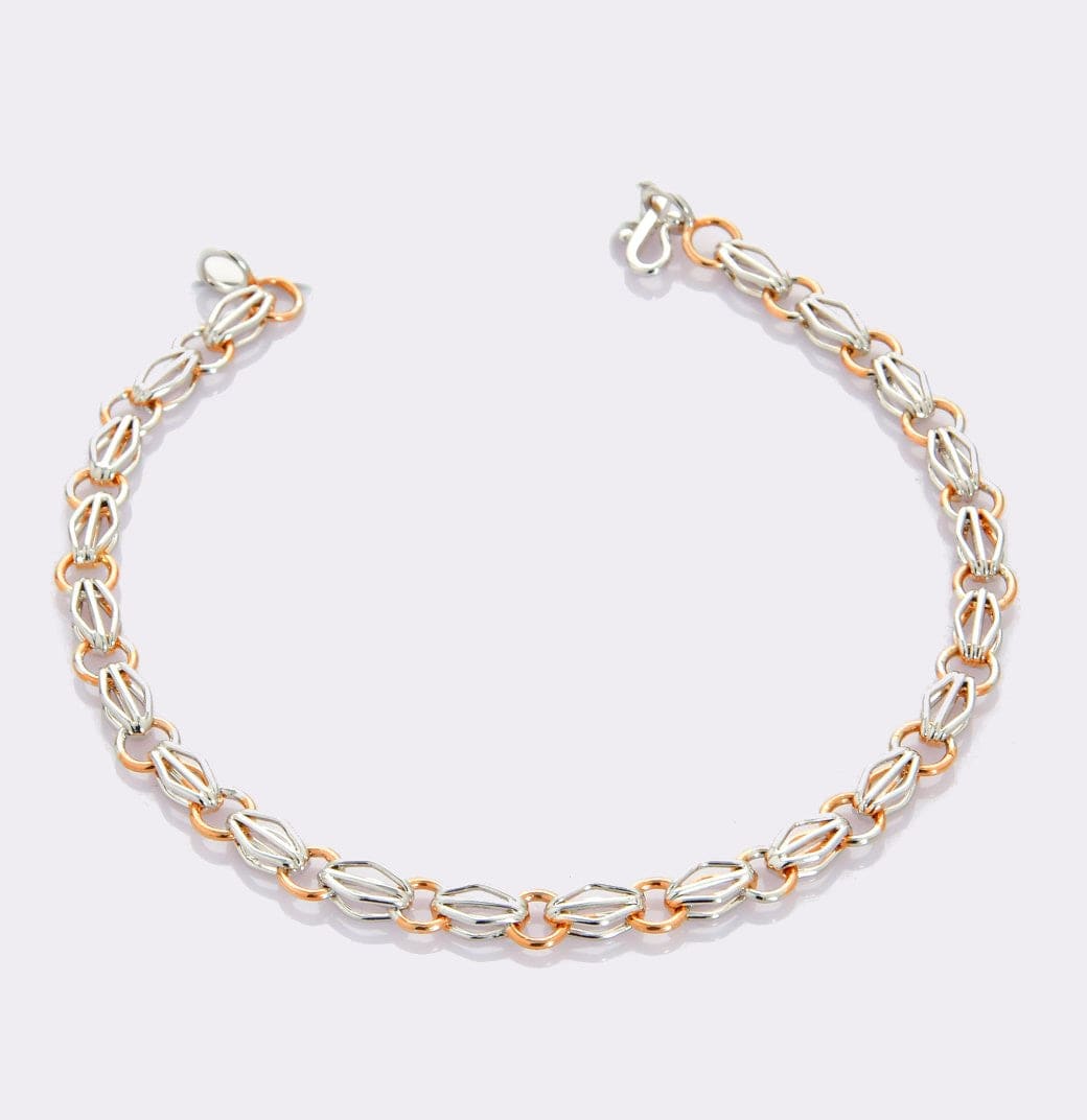 Jewelove™ Bangles & Bracelets Platinum & Rose gold Bracelet JL PTB 702