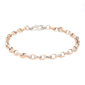 Jewelove™ Bangles & Bracelets Platinum & Rose gold Bracelet JL PTB 854