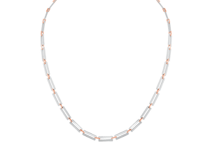 Jewelove™ Chains Platinum & Rose Gold Chain for Men JL PT CH 0314