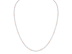 Jewelove™ Chains Platinum + Rose Gold Chain for Men JL PT CH 0386