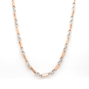 Jewelove™ Chains Platinum + Rose Gold Chain for Men JL PT CH 1029