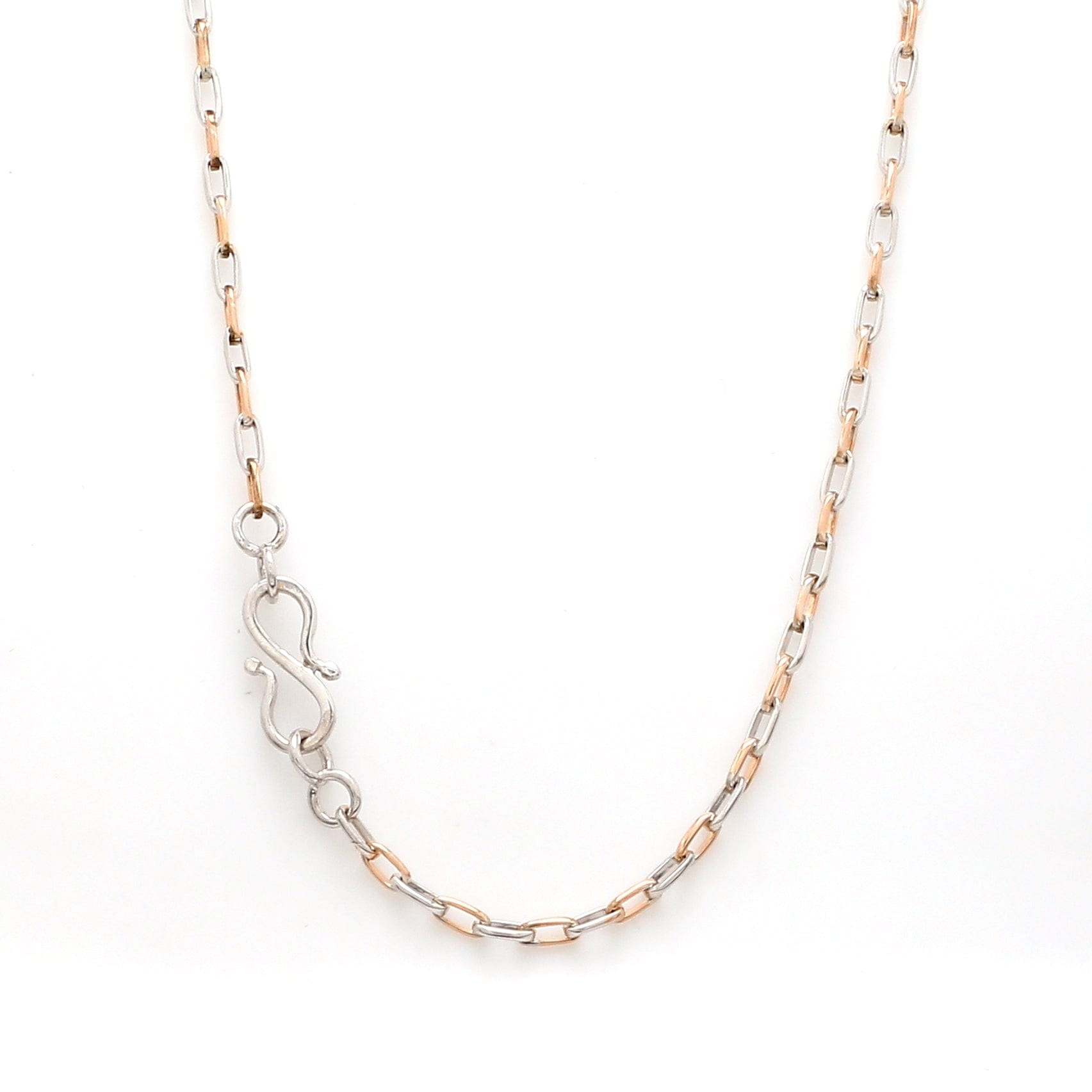 Jewelove™ Chains Platinum + Rose Gold Chain for Men JL PT CH 1041