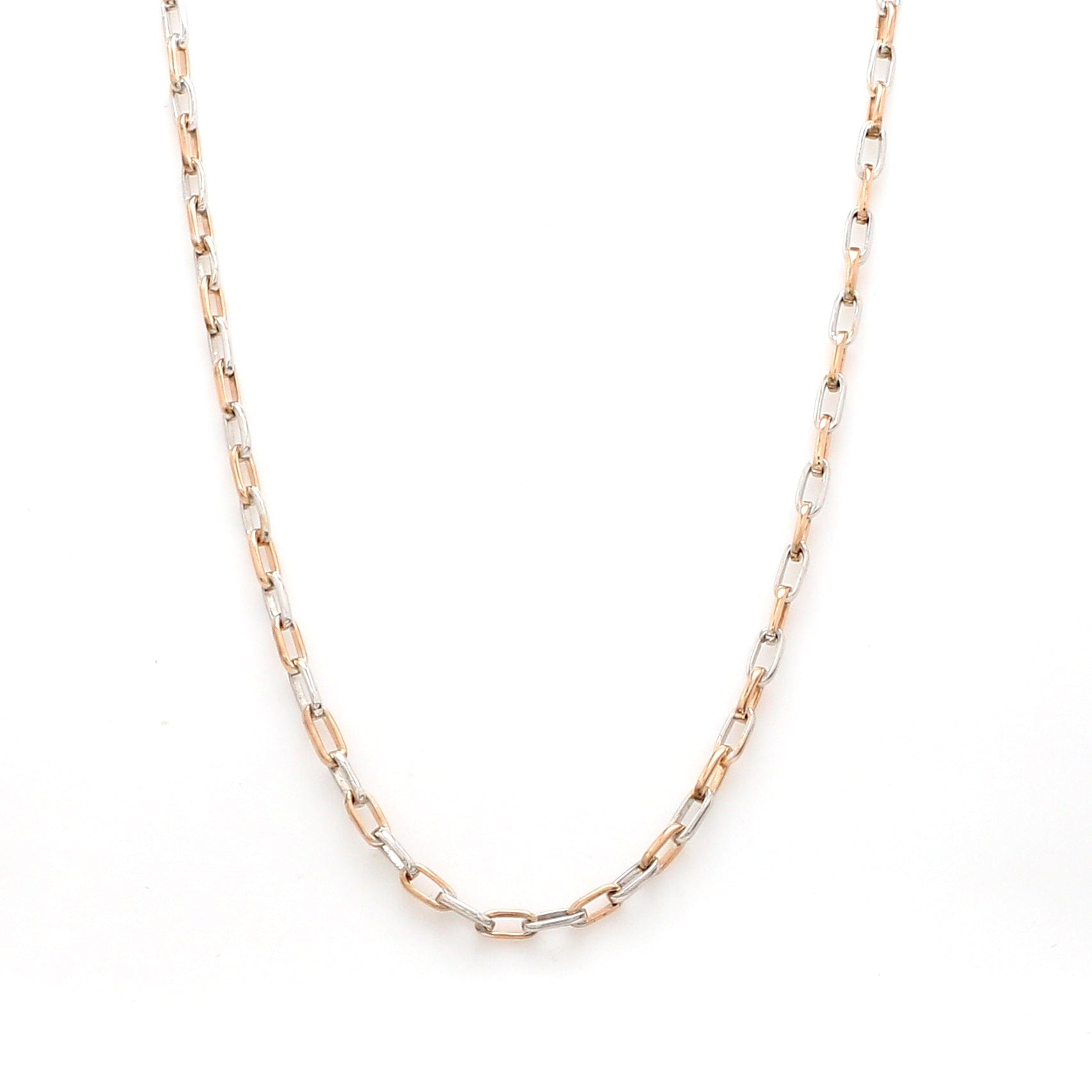 Jewelove™ Chains Platinum + Rose Gold Chain for Men JL PT CH 1041