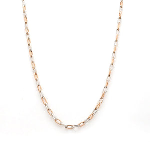 Jewelove™ Chains Platinum + Rose Gold Chain for Men JL PT CH 1041