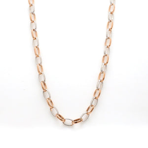 Jewelove™ Chains Platinum + Rose Gold Chain for Men JL PT CH 1042