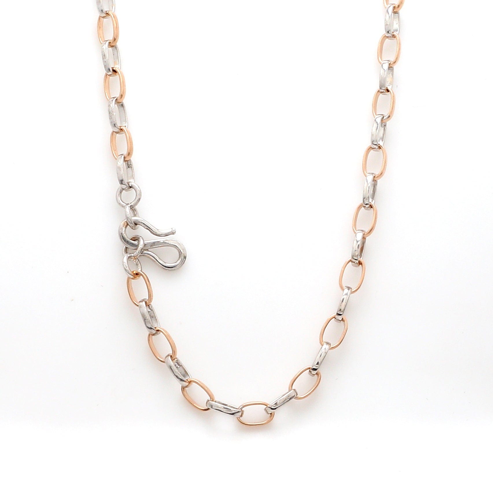 Jewelove™ Chains Platinum + Rose Gold Chain for Men JL PT CH 1042