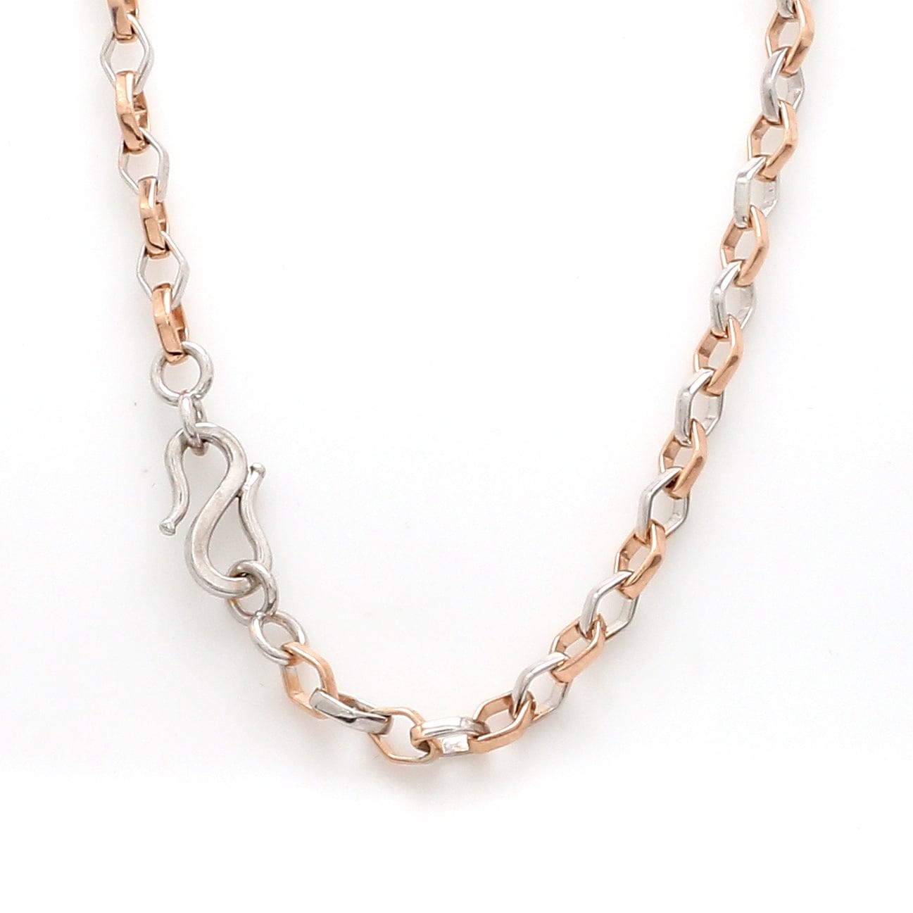 Jewelove™ Chains Platinum + Rose Gold Chain for Men JL PT CH 1043