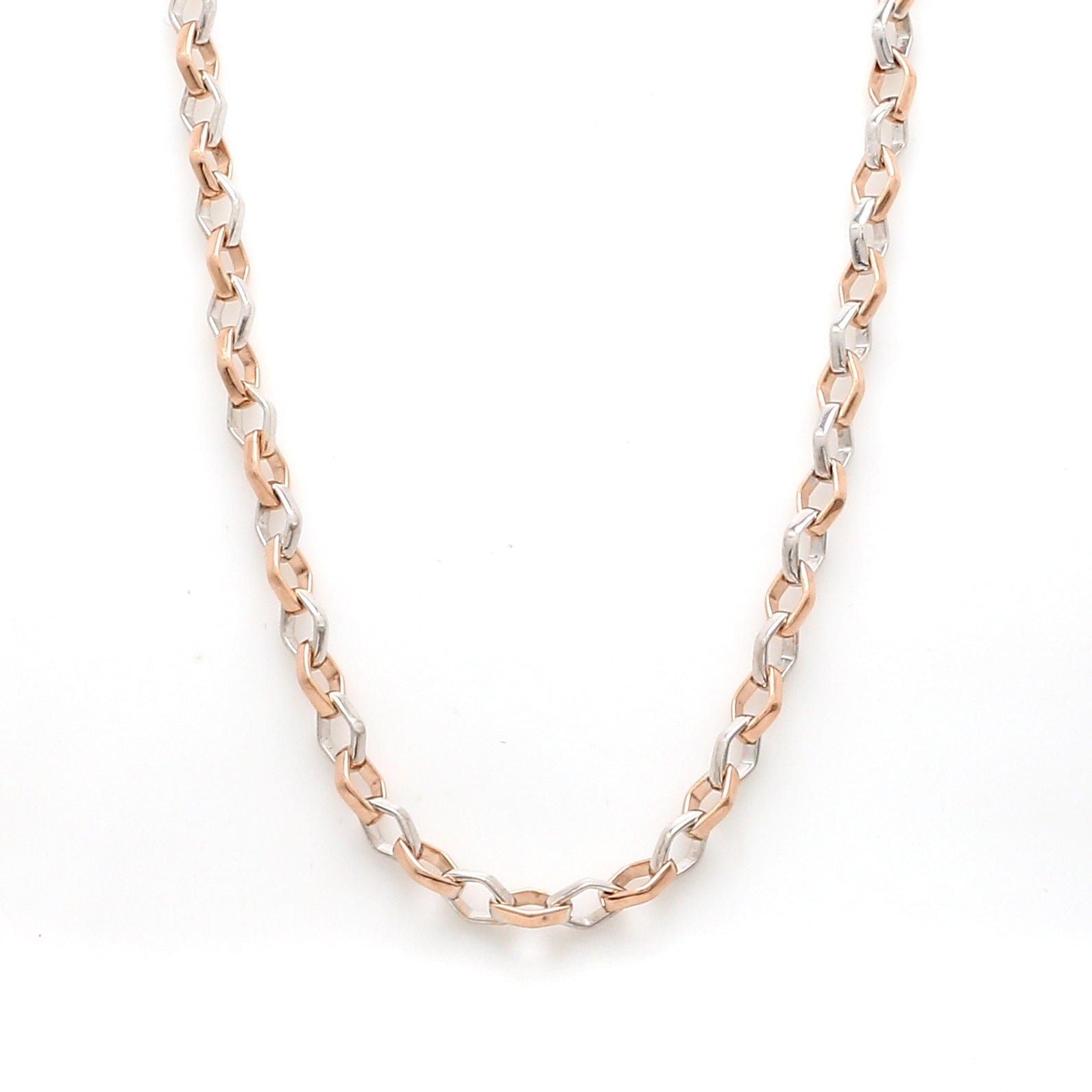 Jewelove™ Chains Platinum + Rose Gold Chain for Men JL PT CH 1043