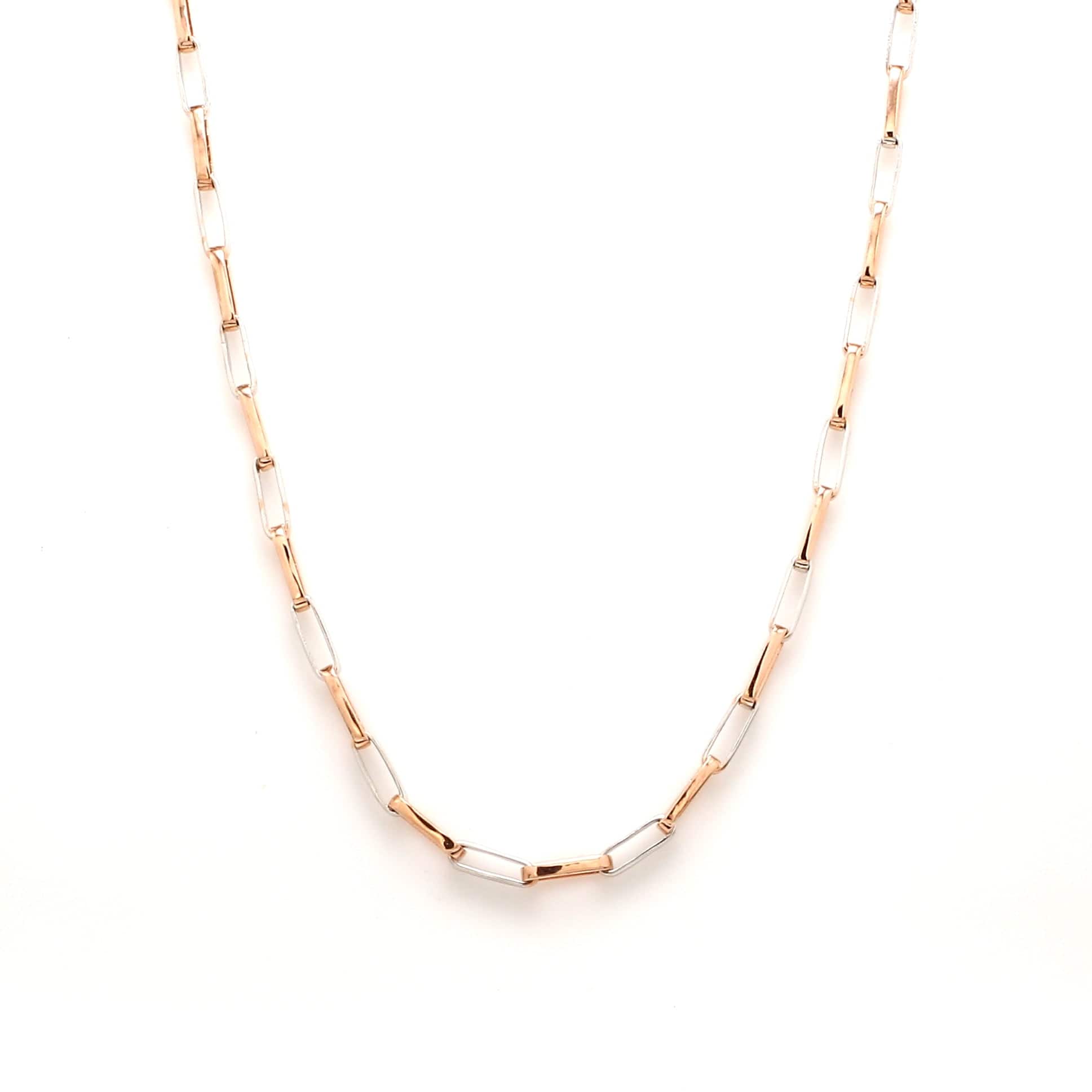 Jewelove™ Chains Platinum + Rose Gold Chain for Men JL PT CH 1046