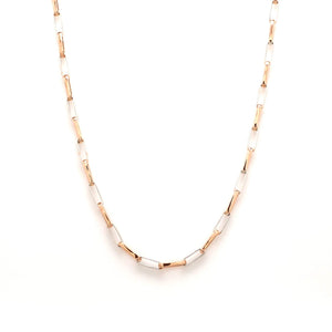 Jewelove™ Chains Platinum + Rose Gold Chain for Men JL PT CH 1046