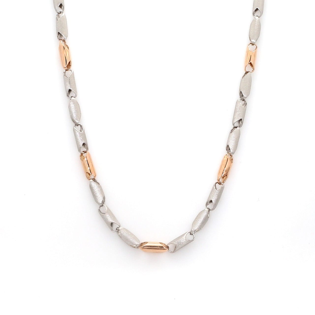 Jewelove™ Chains Platinum & Rose Gold Chain for Men JL PT CH 1102