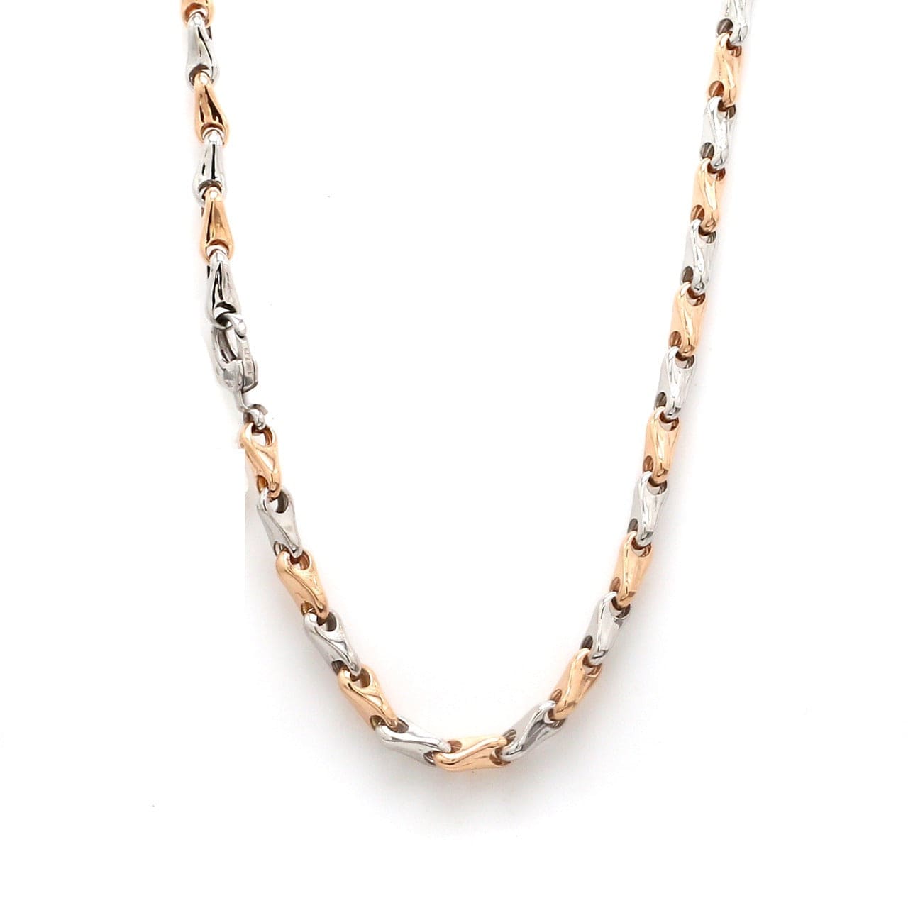 Jewelove™ Chains Platinum & Rose Gold Chain for Men JL PT CH 1103