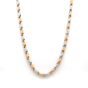 Jewelove™ Chains Platinum & Rose Gold Chain for Men JL PT CH 1107