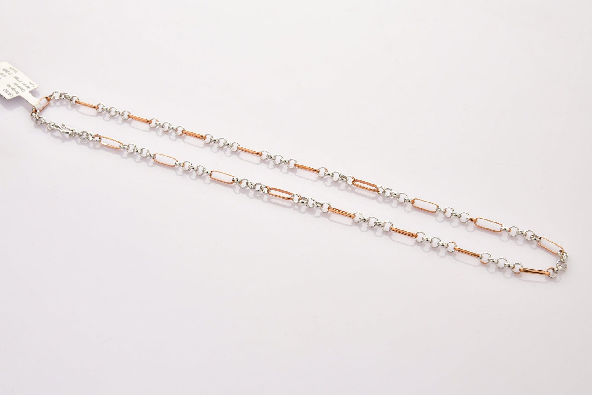 Jewelove™ Chains Platinum & Rose Gold Chain for Men JL PT CH 868