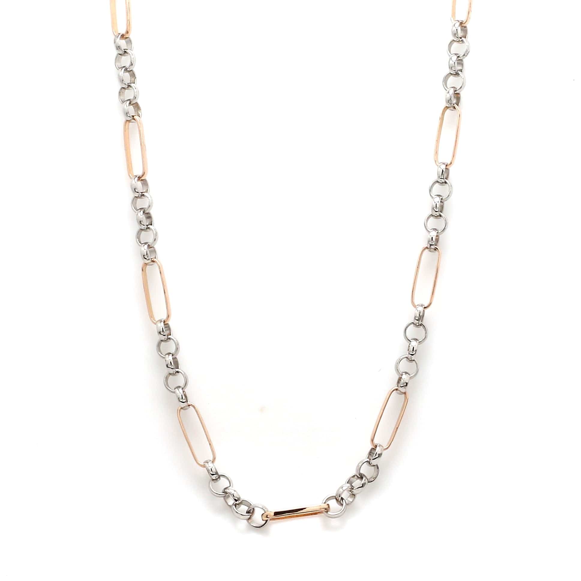 Jewelove™ Chains Platinum & Rose Gold Chain for Men JL PT CH 868