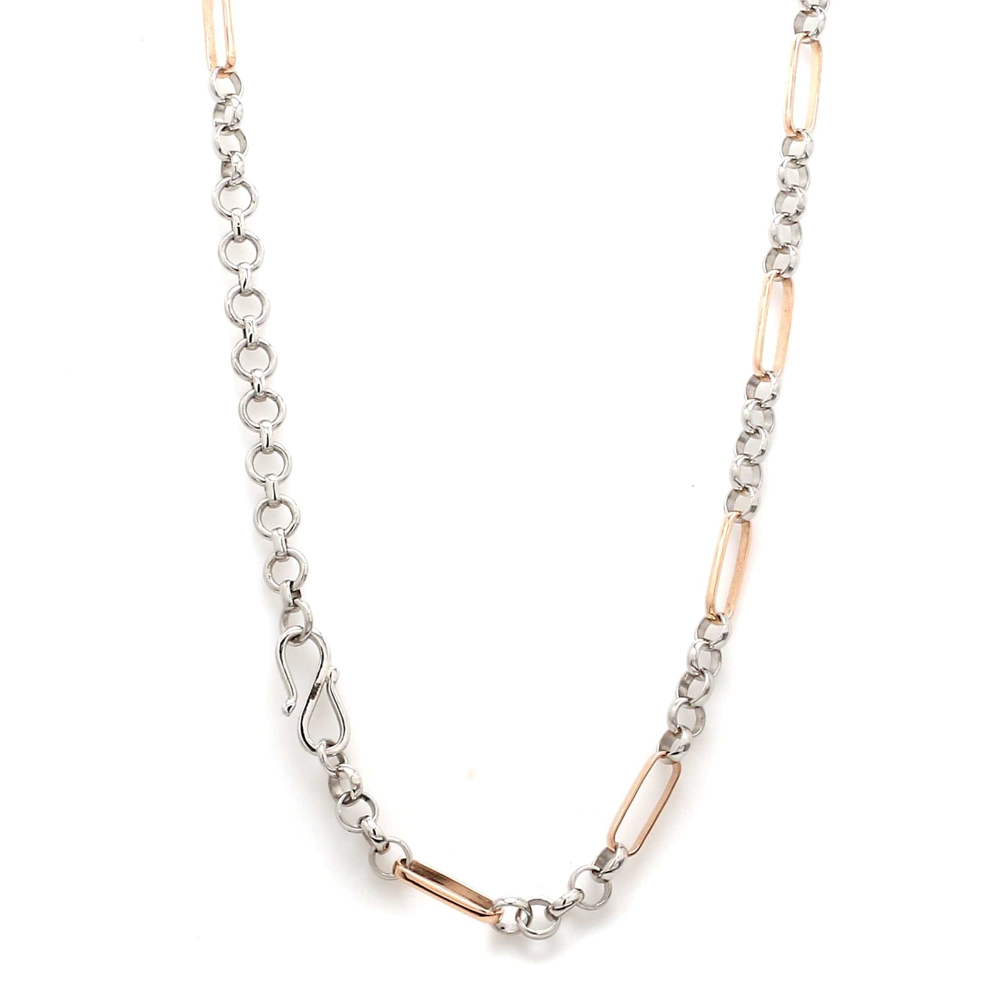 Jewelove™ Chains Platinum & Rose Gold Chain for Men JL PT CH 868