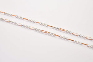 Jewelove™ Chains Platinum & Rose Gold Chain for Men JL PT CH 868