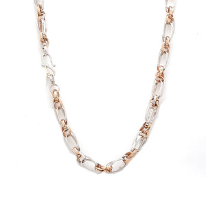 Jewelove™ Chains Platinum & Rose Gold Chain for Women JL PT CH 1055