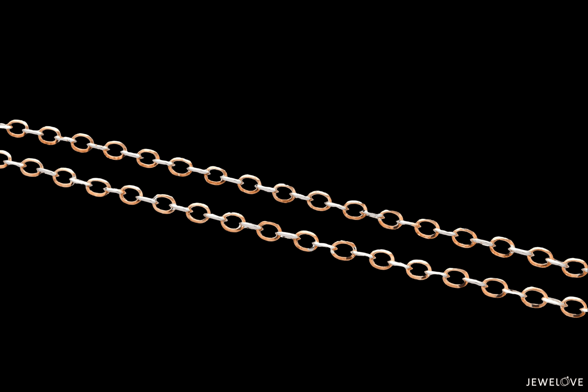 Jewelove™ Chains Platinum Rose Gold Chain JL PT CH 898