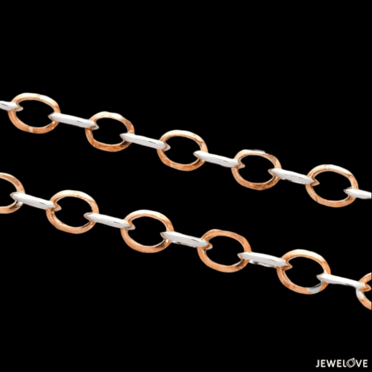 Jewelove™ Chains Platinum Rose Gold Chain JL PT CH 898