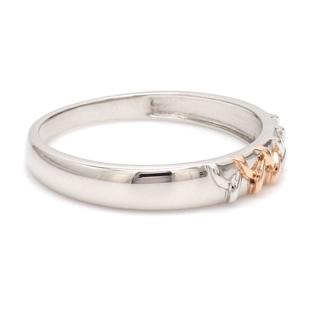 Jewelove™ Rings Platinum & Rose Gold Couple Rings JL PT 999