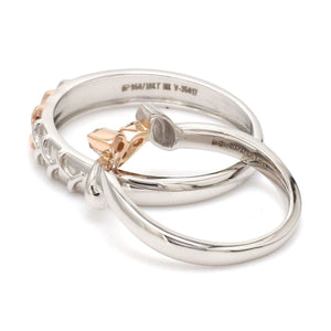 Jewelove™ Rings Platinum & Rose Gold Couple Rings JL PT 999