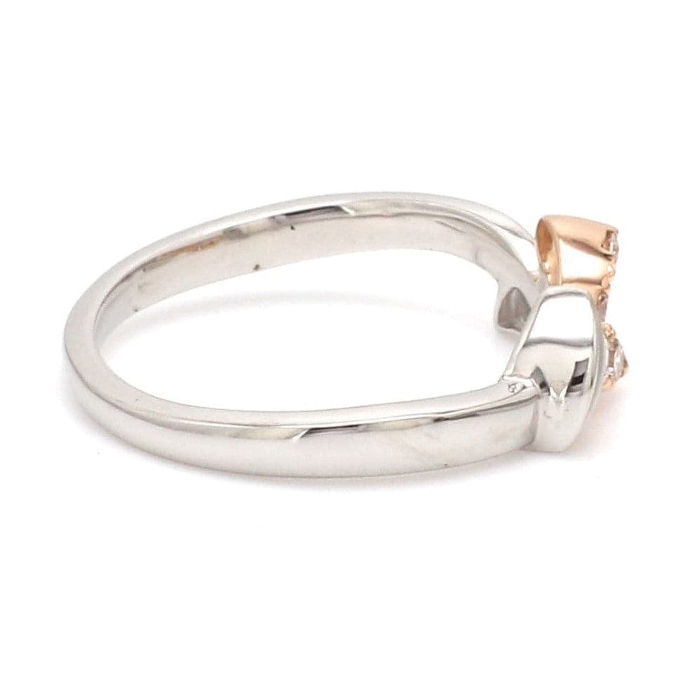 Jewelove™ Rings Platinum & Rose Gold Couple Rings JL PT 999