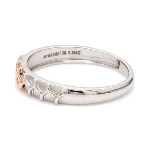 Jewelove™ Rings Platinum & Rose Gold Couple Rings JL PT 999