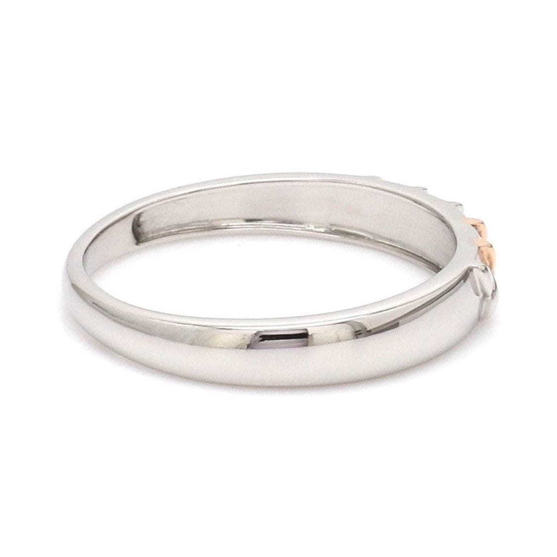 Jewelove™ Rings Platinum & Rose Gold Couple Rings JL PT 999