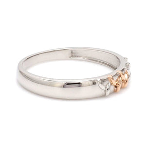 Jewelove™ Rings Platinum & Rose Gold Couple Rings JL PT 999