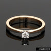 Jewelove™ Rings Platinum & Rose Gold Couple Rings with Solitaires JL PT 901