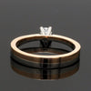 Jewelove™ Rings Platinum & Rose Gold Couple Rings with Solitaires JL PT 901