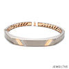 Jewelove™ Bangles & Bracelets Platinum Rose Gold  Diamond Bracelet with Matte Finish for Men JL PTB 1180