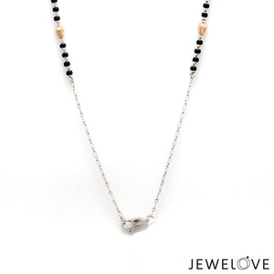 Jewelove™ Necklaces & Pendants Platinum Rose Gold Diamond Mangalsutra Pendant Chain JL PT MS 109