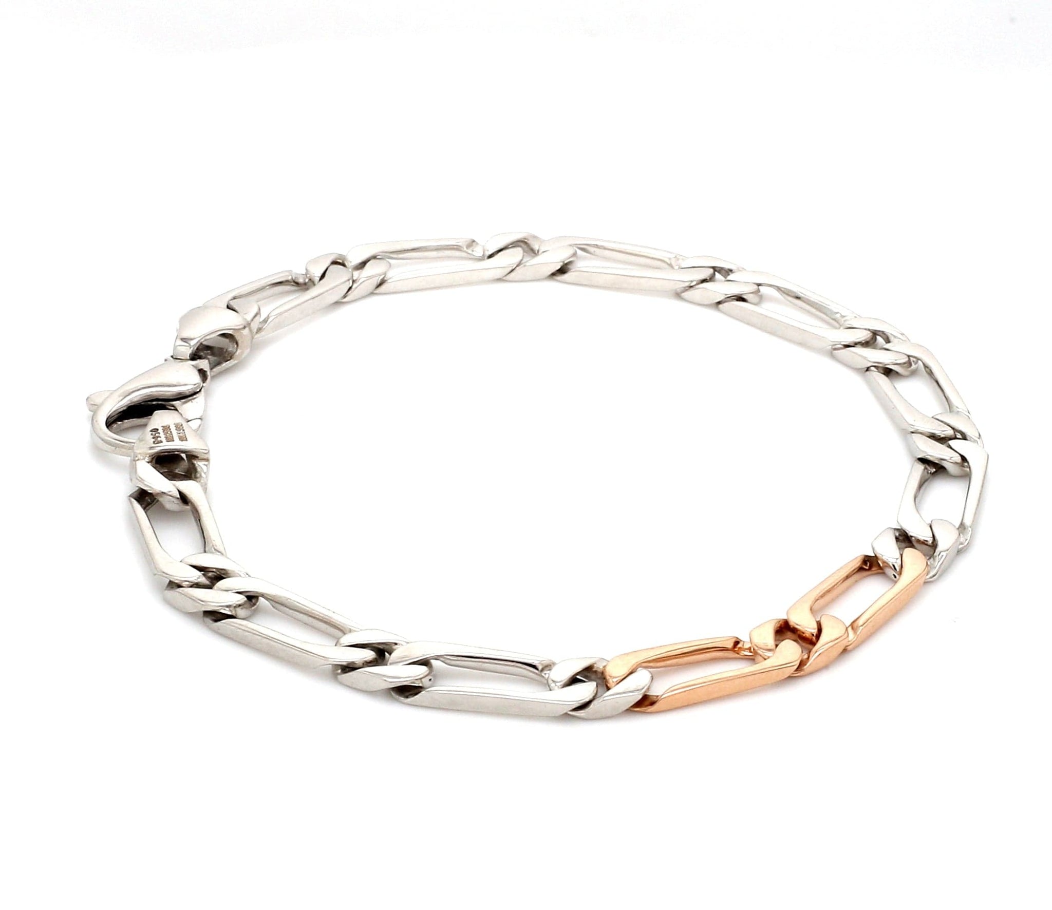 Jewelove™ Platinum & Rose Gold Fusion Bracelet JL PTB 714