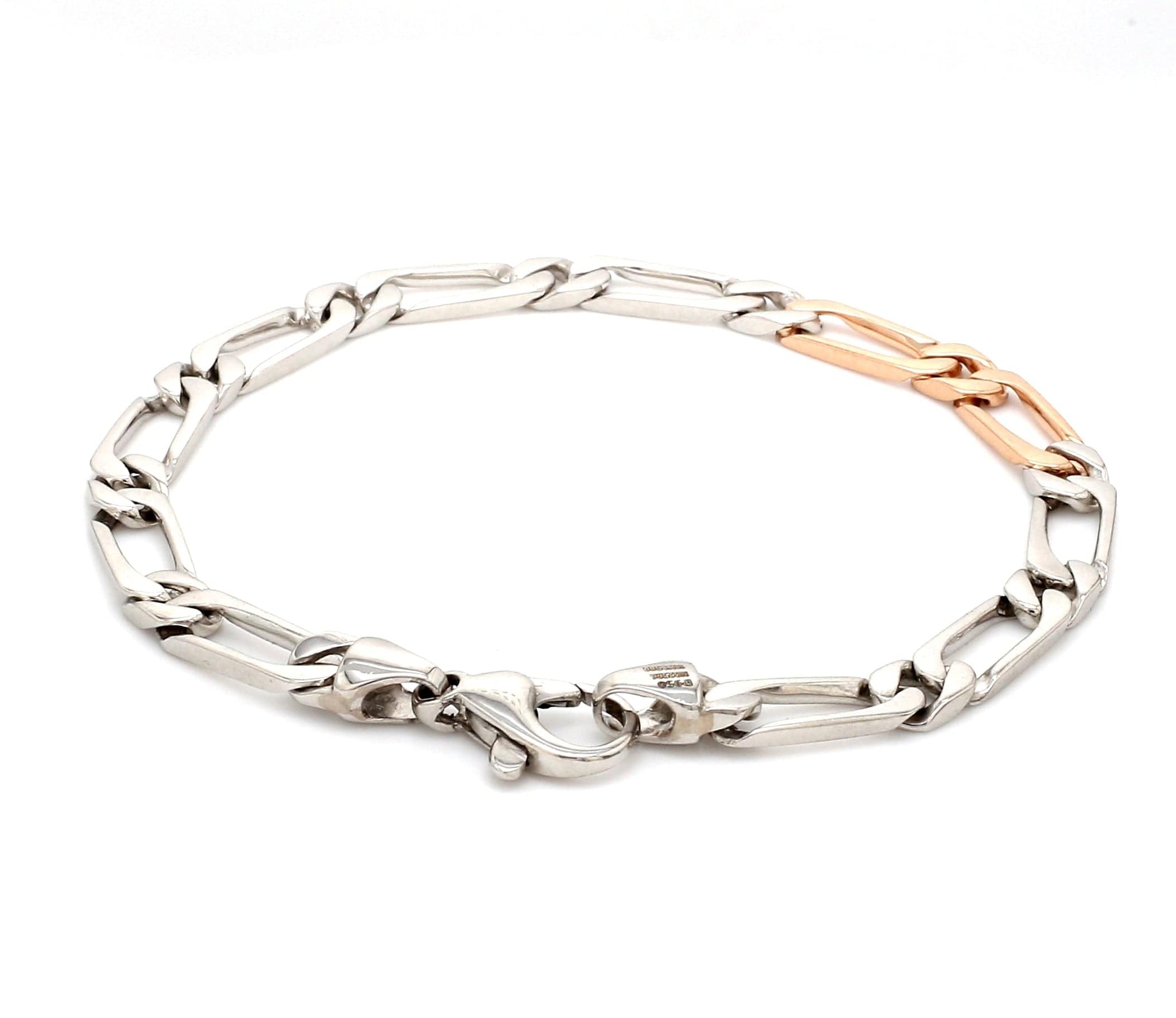 Jewelove™ Platinum & Rose Gold Fusion Bracelet JL PTB 714