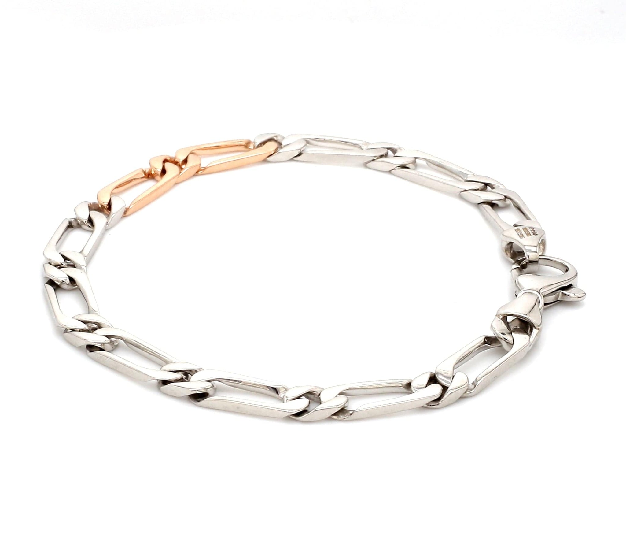 Jewelove™ Platinum & Rose Gold Fusion Bracelet JL PTB 714