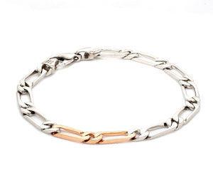 Jewelove™ Platinum & Rose Gold Fusion Bracelet JL PTB 714